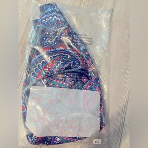 Vera Bradley Lighten Up Essential Sling Backpack (HayMarket Paisley pattern)